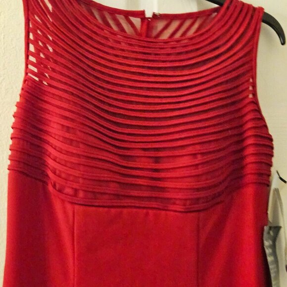 NWT Donna Morgan Event Occasion Party long red formal dress sexy slit 4 - Picture 9 of 12